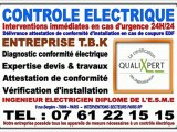 COUPURE EDF ERDF ELECTRICIEN POUR ATTESTATION DE CONFORMITE ELECTRIQUE - TEL : 0761221515 - PARIS