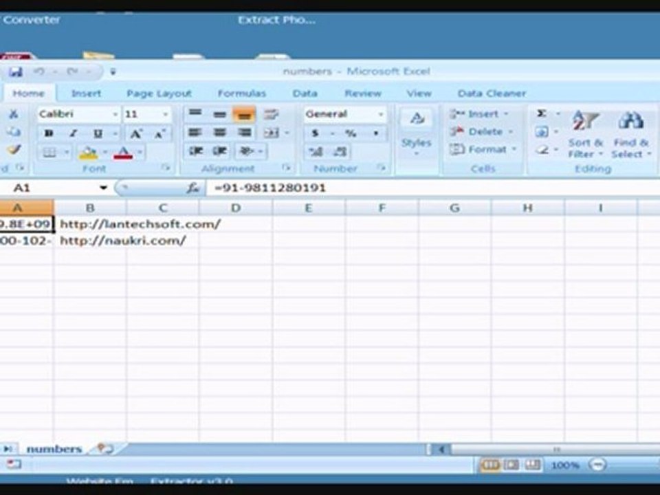 How to Extract Phone number from Files