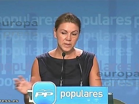 Cospedal cree que los gallegos apoyarán a Feijóo