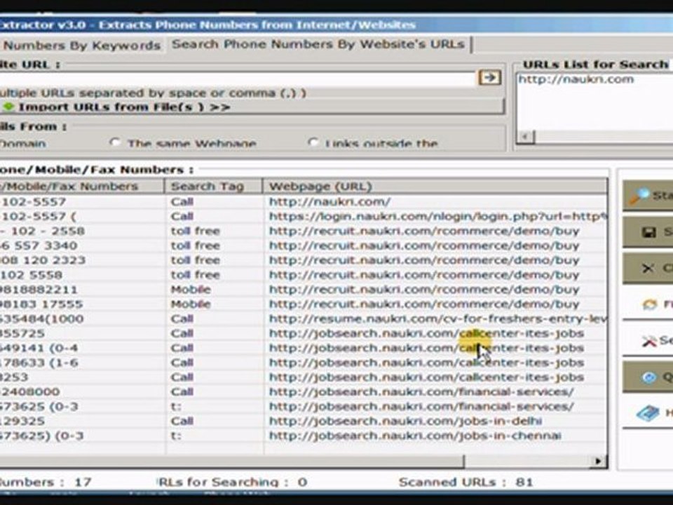 How to Extract Phone number from Website