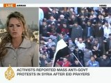 Jordanians protest in support of Syrian people