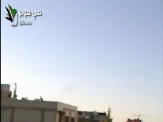 Syria فري برس  دمشق جوبر قصف مروحي واشتباكات عنيفة  27-8-2012