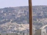 Syria فري برس  ادلب  قصف عنيف على مدينة اريحا 27 8 2012