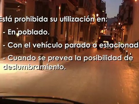 05 Seguridad Vial luz de largo alcance