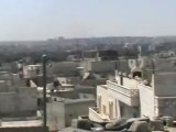 فري برس حلب حي سليمان الحلبي  قوات الأسد تقصف الحي بالطيران الحربي 27-8-2012