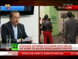 Video: Ecuador grants asylum to Julian Assange