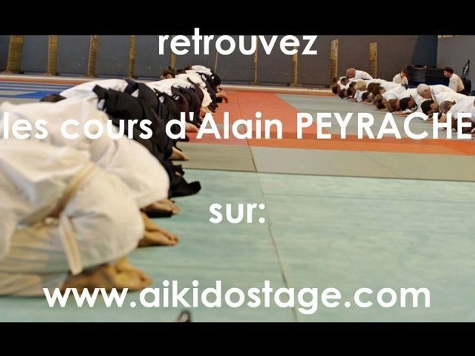 Stage d'Aïkido traditionnel à Bourg en Bresse avec Alain PEYRACHE (13 et 14 octobre 2012)