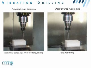 MITIS Vibration Drilling of PA6 plastic