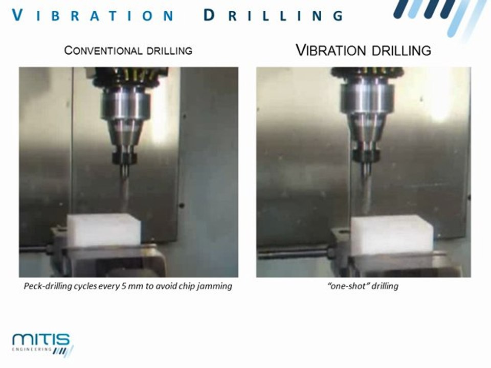 MITIS Vibration Drilling of PA6 plastic