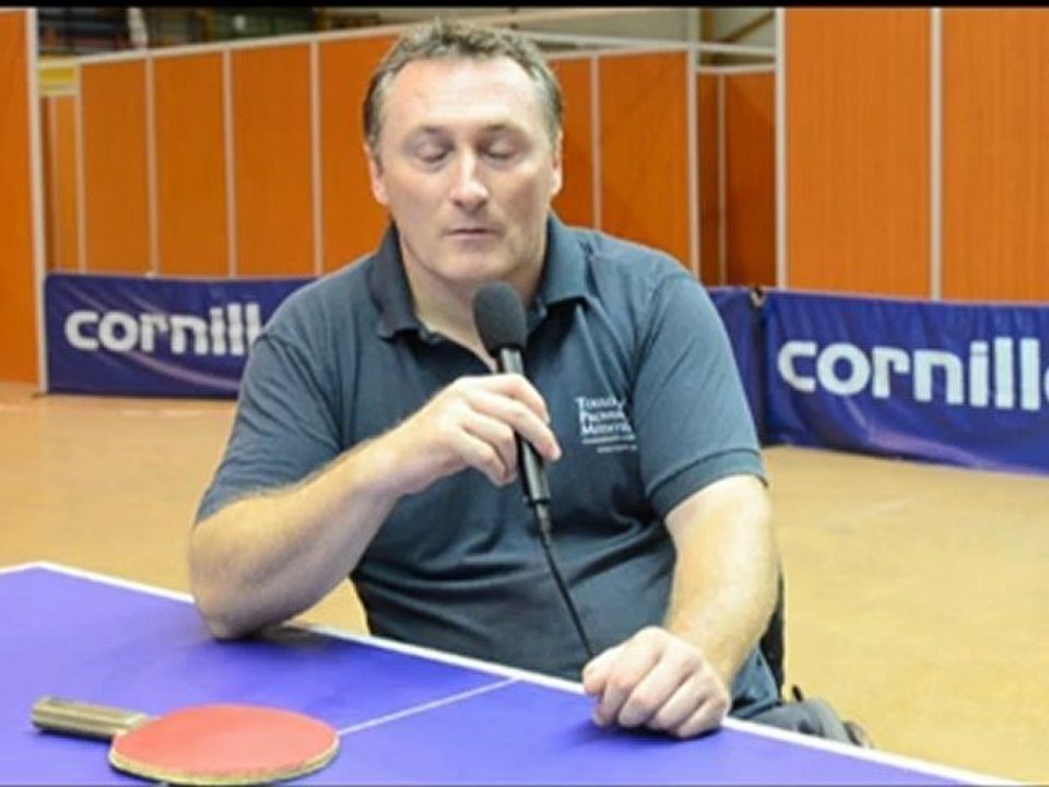 Présentation de Yann Guilhem, pongiste sélectionné aux Jeux Paralympiques de Londres