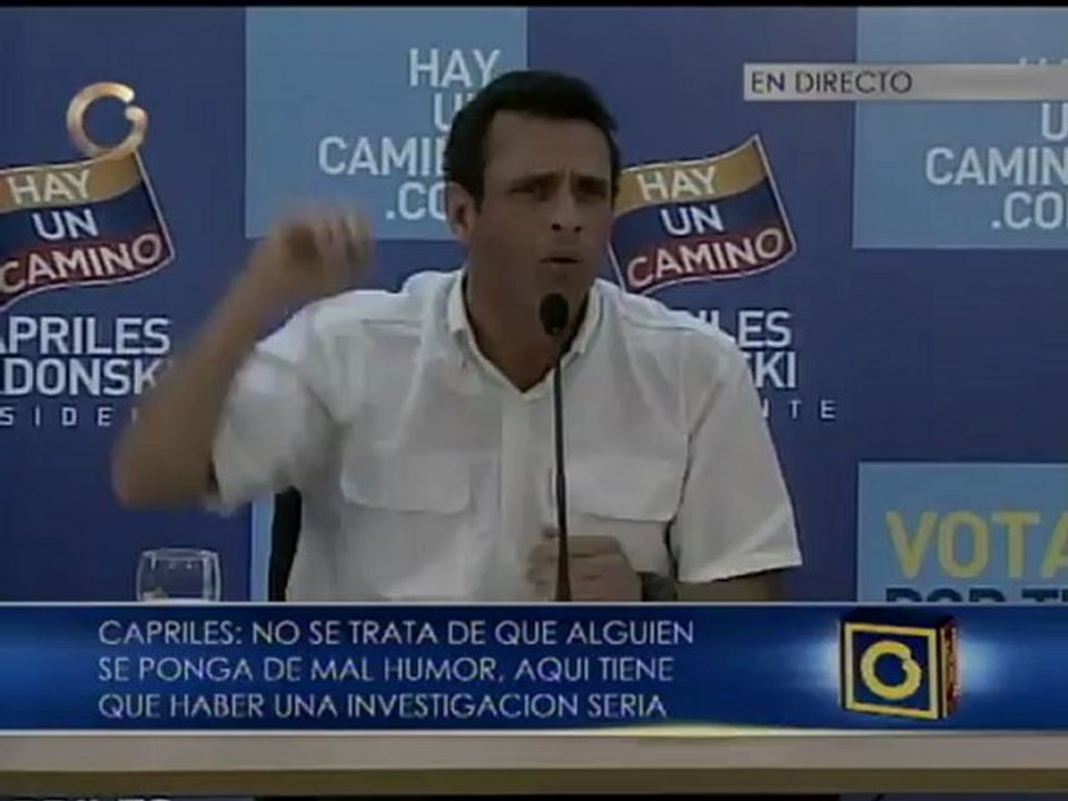 Capriles: "Esta terrible explosión no debe quedar como un evento más"