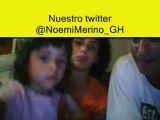 Noemí me lee y me manda un beso en la TC (NoemiMerino_GH)!