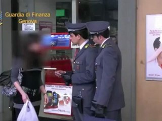 Genova - Gdf controlli negli esercizi commerciali (27.08.12)