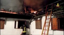 Vernio Via della Badia (PO) - Incendio abitazione località Montepiano 1 (25.08.12)