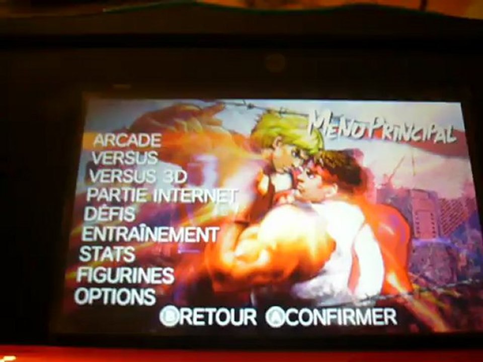 video de presentation super-street Fighter 4 3D edition