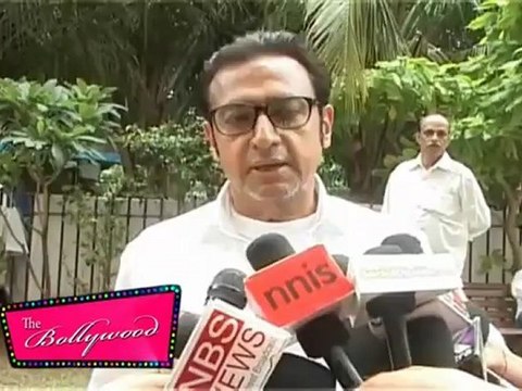 Gulshan Grover At Ashok Mehta's Cremation Ceremony