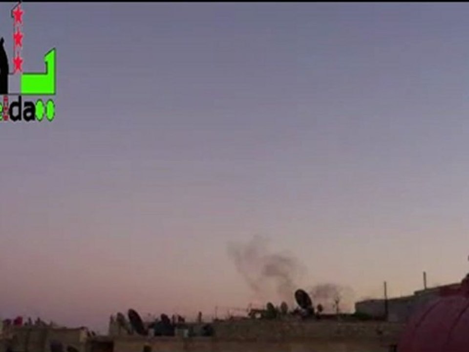 Syria فري برس   ريف دمشق يلدا_ أصوات الرشاشات الثقيلة والمتوسطة تسمع في البلدة  27-8-2012