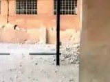 Syria فري برس  منبج  حلب  استهداف مدرسة بالطيران الأسدي  27-8-2012