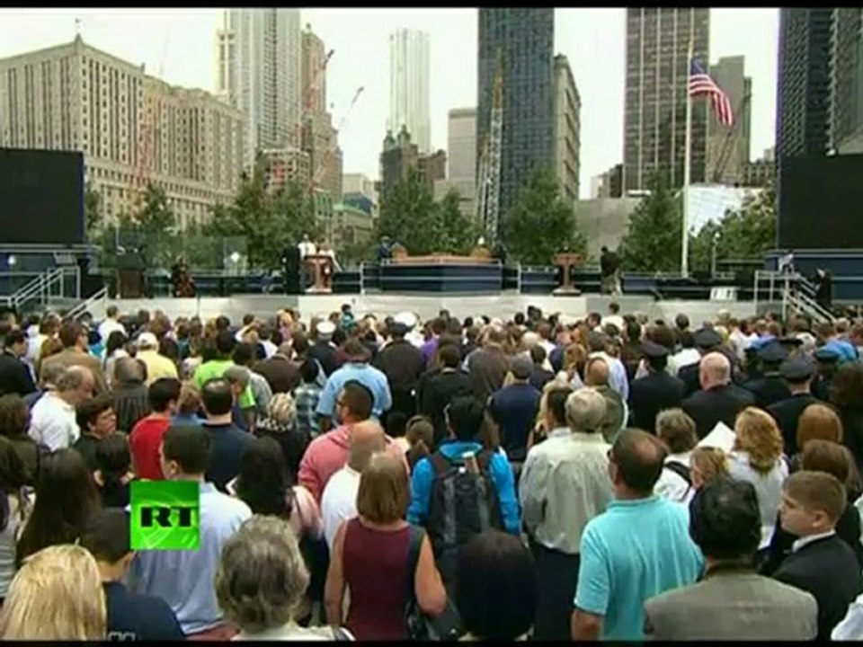 Video of 9/11 10th anniversary memorial at Ground Zero, NYC