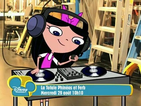 Disney Channel - Premières minutes de l'épisode de Phinéas & Ferb avec Bruno Salomone