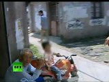 CCTV: 3-yr-old on toy bike survives heavy traffic in China