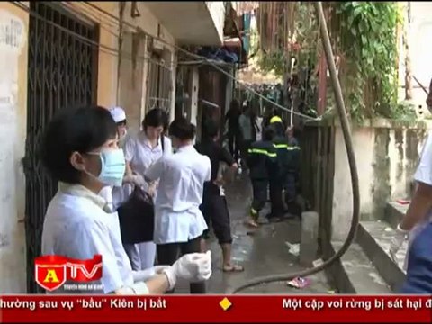 ANTÐ - Cháy lớn thiêu rụi hàng chục ngôi nhà, 1 người thiệt mạng