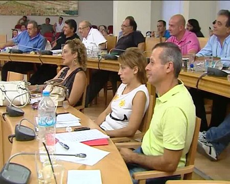 Διαμαρτυρία για τους ΡΟΜΑ στο Δ.Σ. Λαμίας