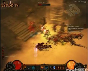 Diablo 3 - Vie et Mort d'un barbare en mode extrême -  Episode 10 - Niveau 16 à 17 - Lv888 tv