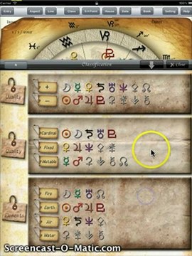 [iPad] horoscope JIKU(21 Sensitive Points Option) - birth chart App of Astrology