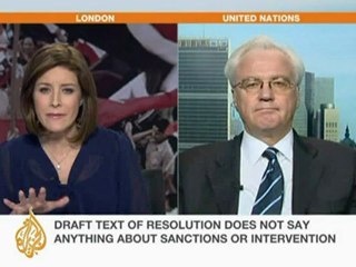 Russian UN envoy comments on Syria
