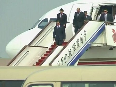Egyptian president arrives in China