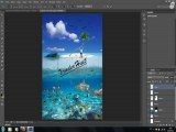 XanderHuit ~ Tutoriel Entre Terre Et Eau Avec Photoshop CS6 Extended [HD]