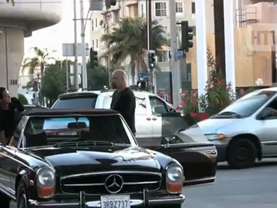 1970 Mercedes-Benz 280-SL: John Travolta Spotted In Hollywood.
