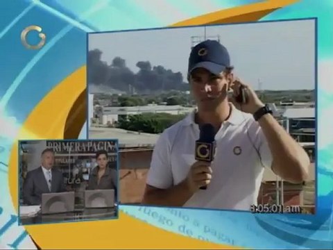 En Video: Aún se aprecia humo en los tanques de la refinería en Amuay