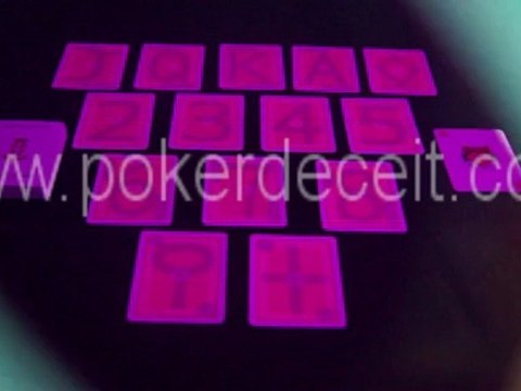 Dal negro Texas Holdem marked cards carte segnate