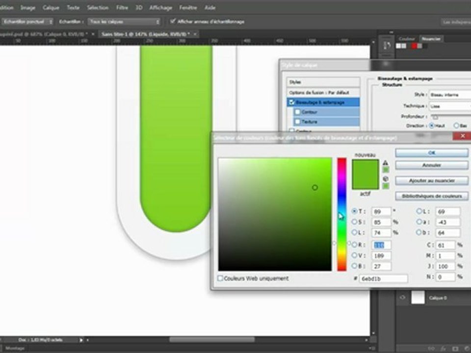 Tutoriel vidéo Photoshop : Créer une jauge