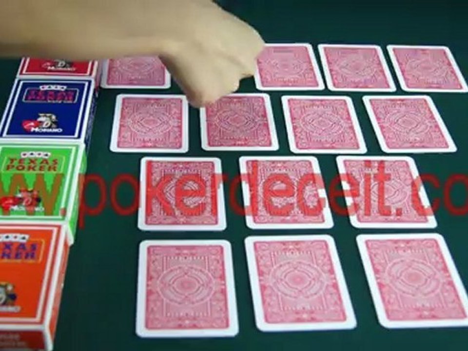 Modiano Texas Holdem---marked cards---краплеными картами