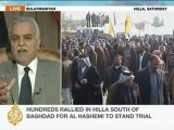 Iraqi Vice-President Tariq al-Hashemi speaks to Al Jazeera