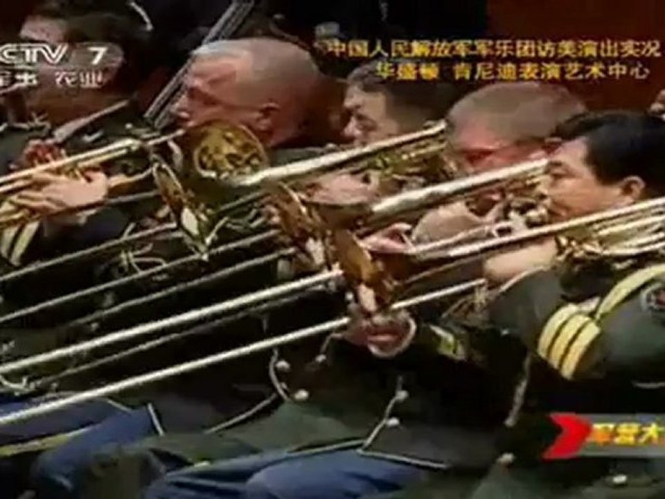 PLA & US Army Band - Ode to The Motherland  歌唱祖国