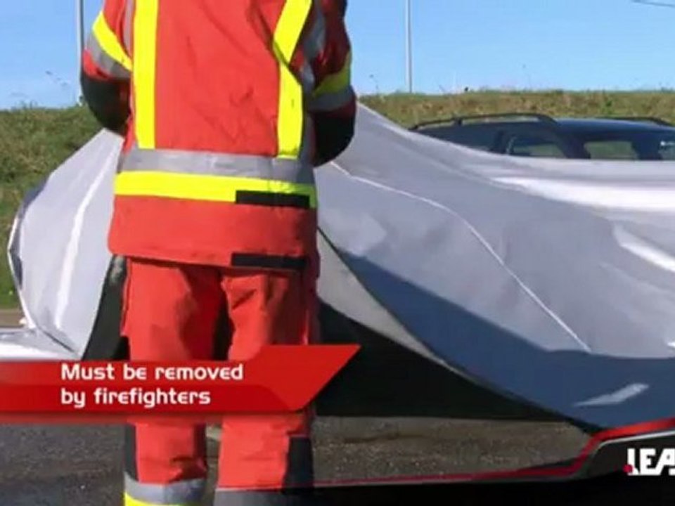 Extra large Fire Blanket: LEADER Stop