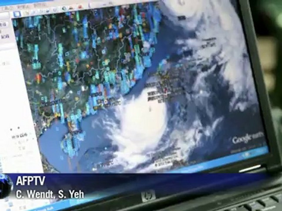 Tufão Tembin se afasta de Taiwan