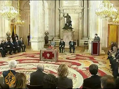 Sarkozy meets Spanish PM on EU debt crisis