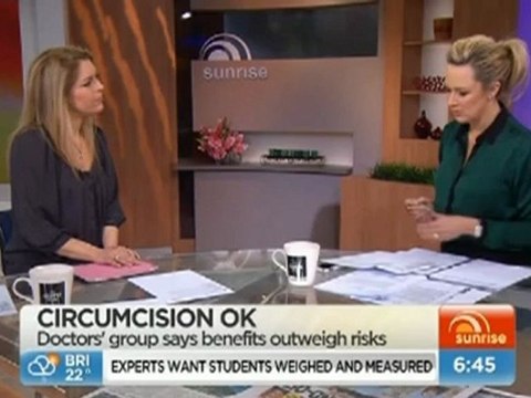 Sunrise - Benefits of circumcision outweigh potential risks 1of2