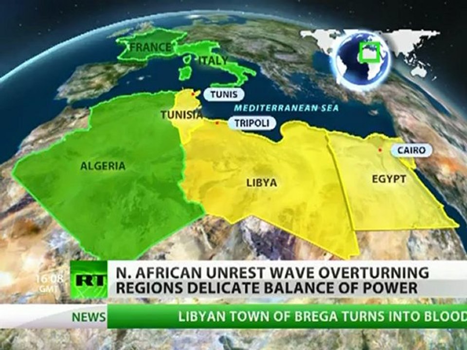 Revolution Ripples: Libya & Co. chaos mapped out