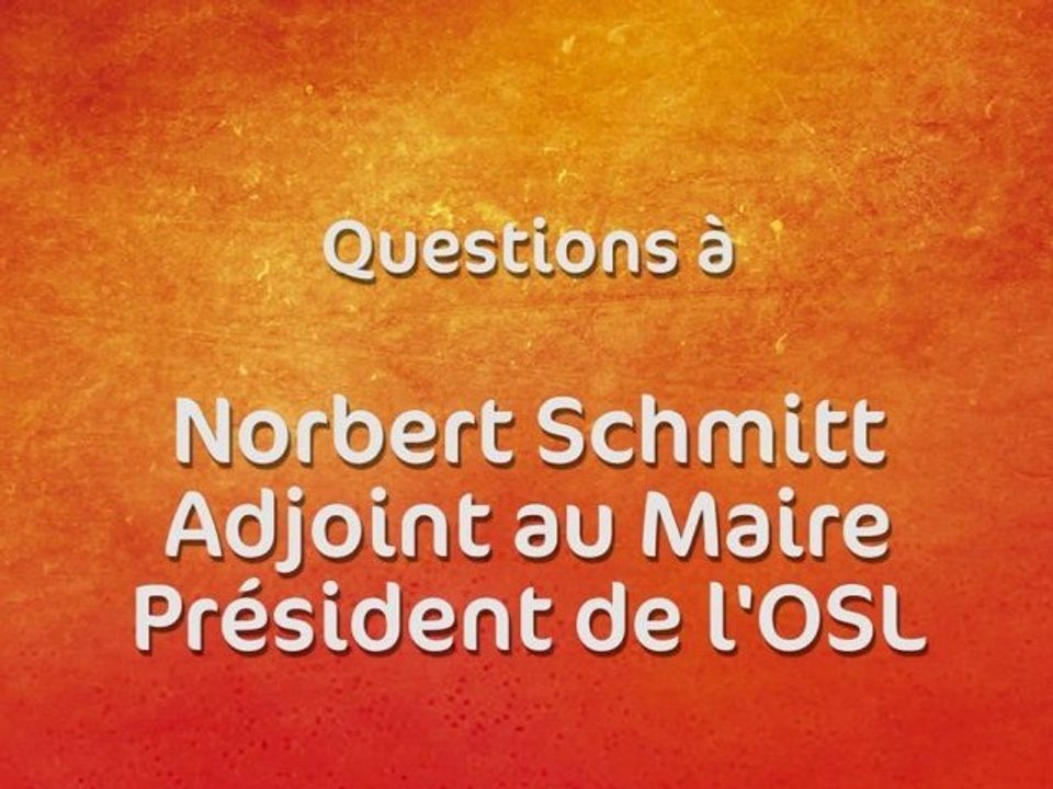 Rallye de France Alsace à Haguenau - Questions à Norbert Schmitt, adjoint au maire, président de l'OSL