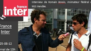 Universités d'été La Rochelle 2012 - Interview de militants PS/MJS - JT France Inter