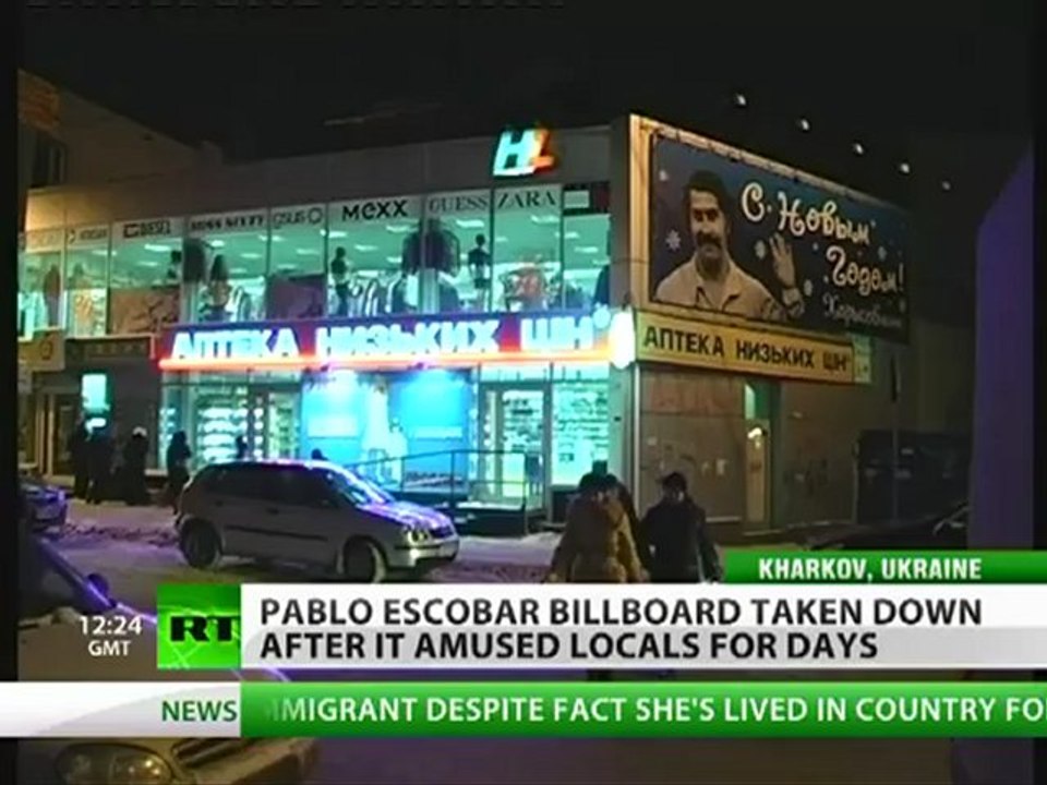 Drug Lord Pablo Escobar: Happy New Year, Ukrainians!