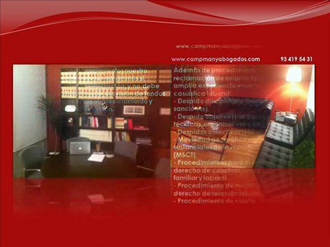 Abogados Barcelona Laboral. Especialistas en derecho laboral. Despidos y reclamaciones de cantidad. AbogadosCampmany