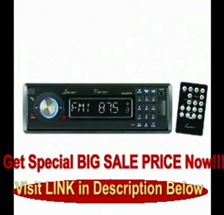 Lanzar AQCD60BTB AM/FM-MPX In-Dash Marine Detachable Face Radio CD/SD/MMC/USB Player and Bluetooth Wireless Technology