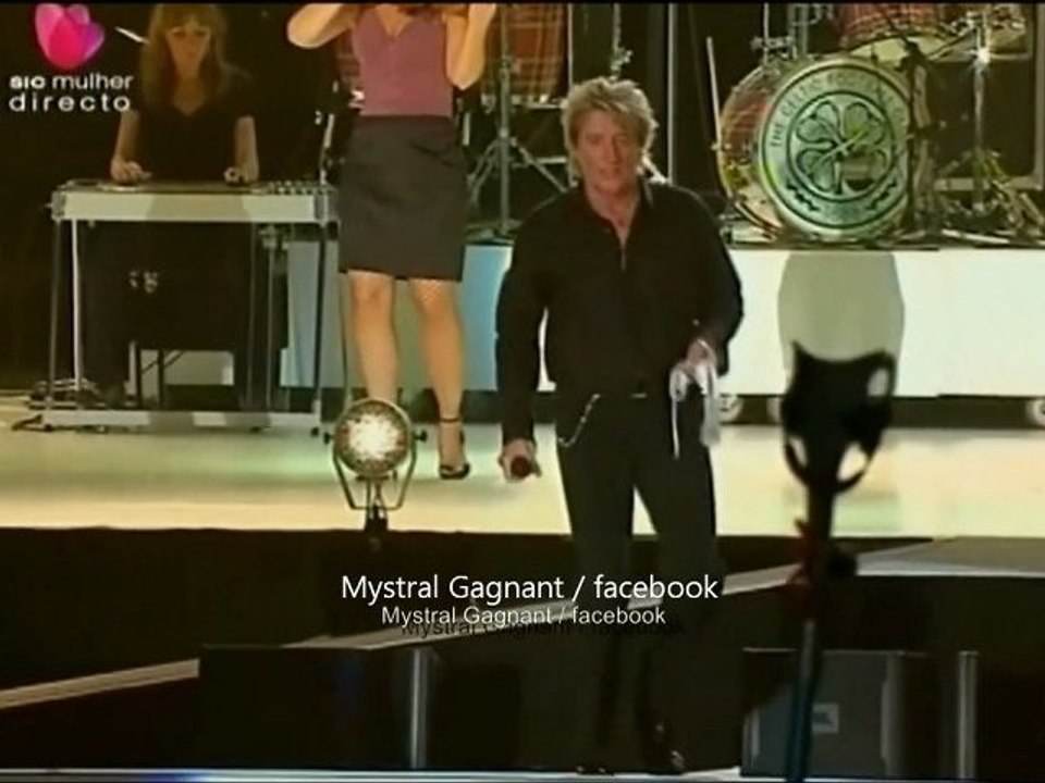 downtown train, first cut is the deepest, you're in my heart, having a party - Rod Stewart live 2008 ROCK IN RIO part.2